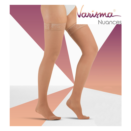 NUANCE - Bas Auto-Fixant Court N°3 C2 - Taille 3