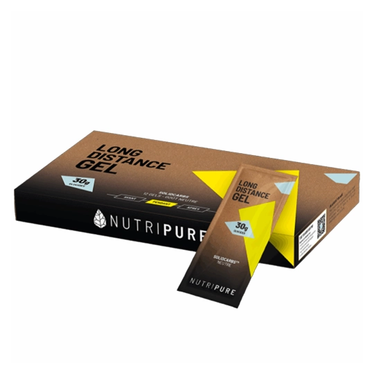 Nutripure Gel énergétique long distance 12x52g — boost endurance performance glucides