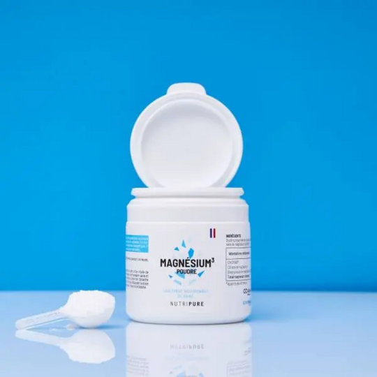 Nutripure Magnésium³ Poudre 51 g — complexe anti-stress et fatigue
