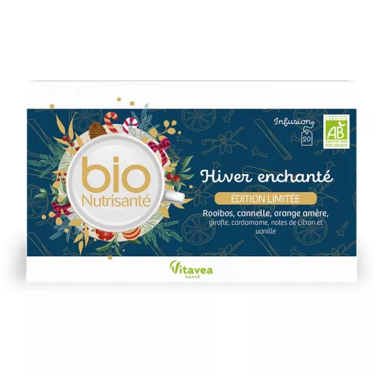 Vitavea Santé Nutrisanté infusion hiver enchanté bio 20 sachets – Détente hivernale