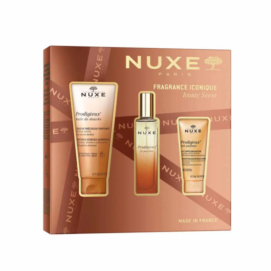 Nuxe Prodigieux Coffret Fragrance Iconique — Rituel parfumé visage, corps & cheveux