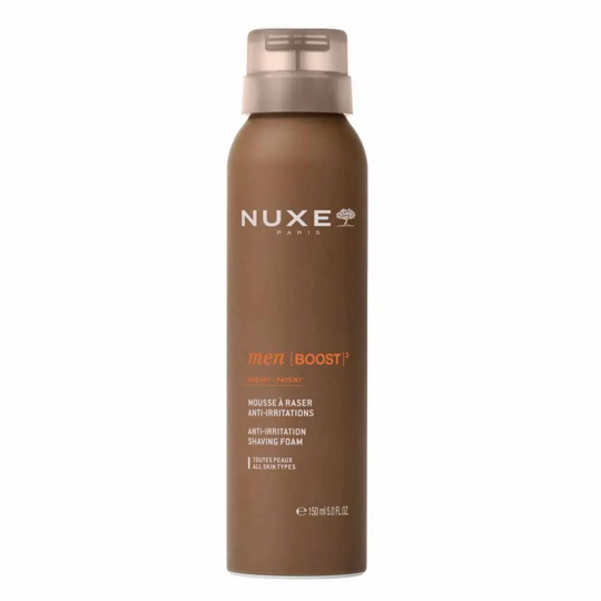Nuxe Men Boost 3 Mousse à Raser Anti-Irritations 150 ml mousse à raser homme apaisante
