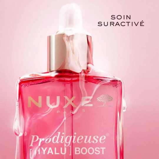 Nuxe Prodigieuse [Hyalu] Boost Sérum Éclat Anti-Taches 30 ml – Vitamine C, acide hyaluronique et éclat du teint