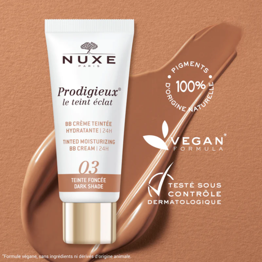 Nuxe Prodigieux BB Crème Teintée Hydratante Teinte Foncée 30 ml