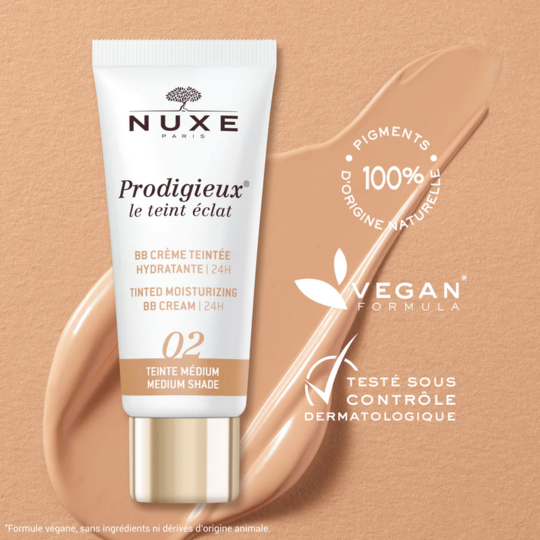 Nuxe Prodigieux BB Crème Teintée Hydratante Teinte Medium 30 ml