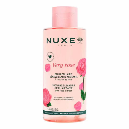 Nuxe Very Rose Eau micellaire apaisante 750 ml - À l'extrait de rose