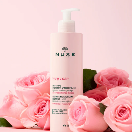 Nuxe Very Rose Lait Corps Hydratant Apaisant 24H 400 ml