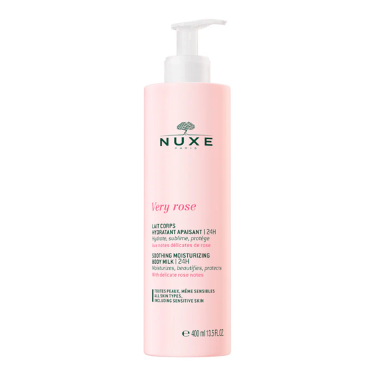 Nuxe Very Rose Lait Corps Hydratant Apaisant 24H 400 ml