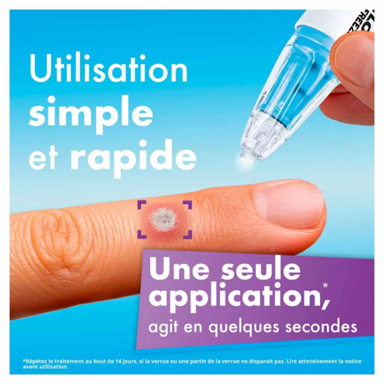 Excilor ZéroVerrue Freeze Excel stylo cryothérapie verrues mains et pieds