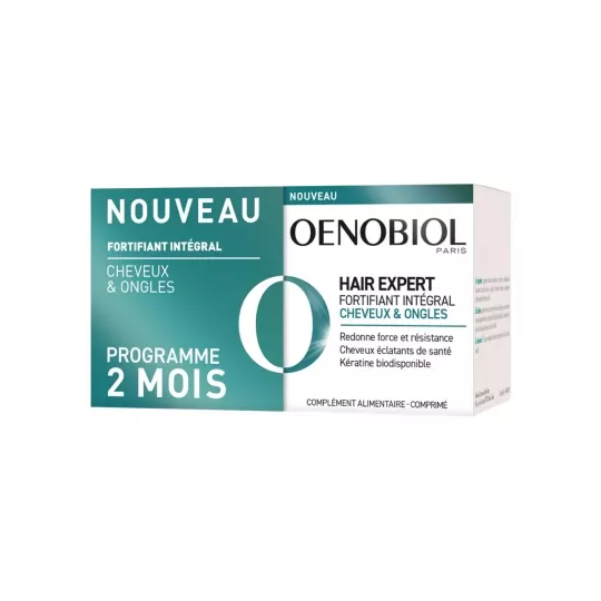 Oenobiol Hair Expert Fortifiant intégral 2 x 60 comprimés
