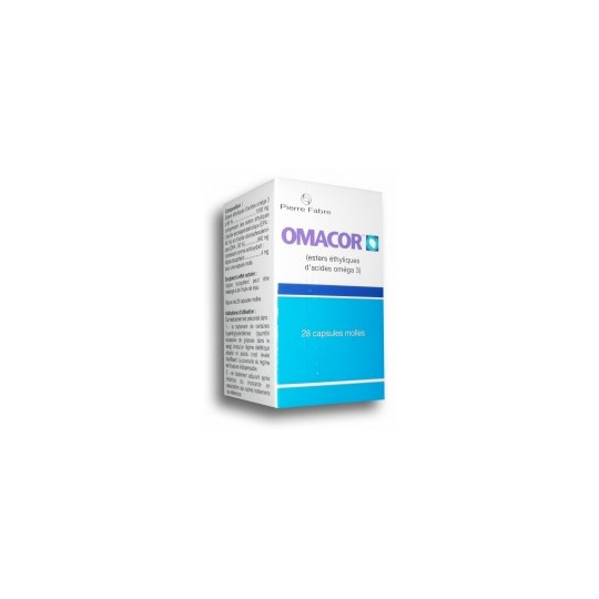 OMACOR - Cholestérol et Triglycérides Omega 3 - 28 capsules