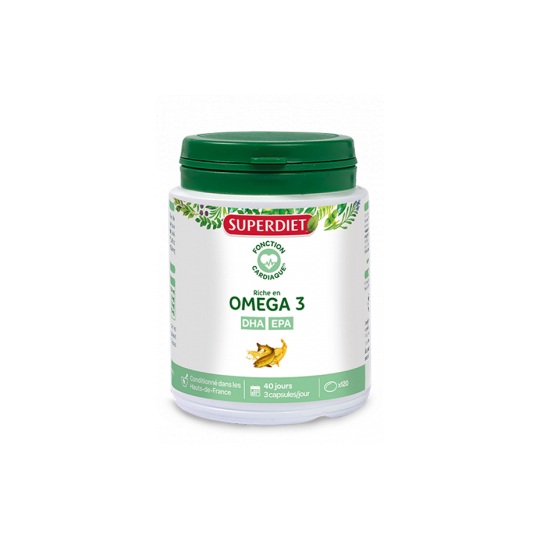 Superdiet Oméga-3 120 capsules