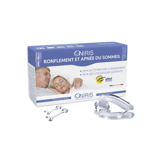 Oniris Plus Orthèse mandibulaire anti-ronflement gouttière avancée mandibulaire