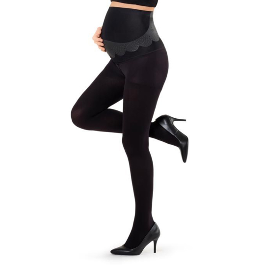 OPALIS - Maternité - Collant de Compression Normal Noir C2 - Taille L