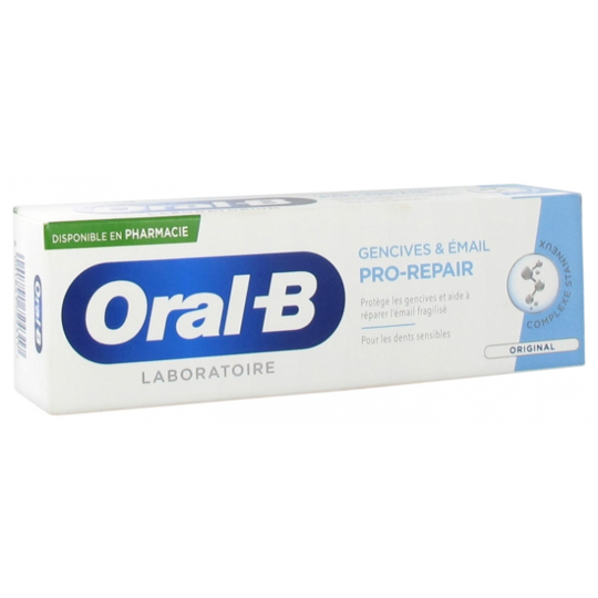 ORAL B Dentifrice Original Répare Gencives & Émail PRO-REPAIR - 75 ml