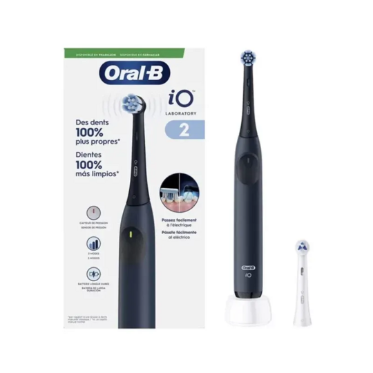 Oral B iO 2 Brosse à dents électrique bleu nuit – brosse à dents électrique