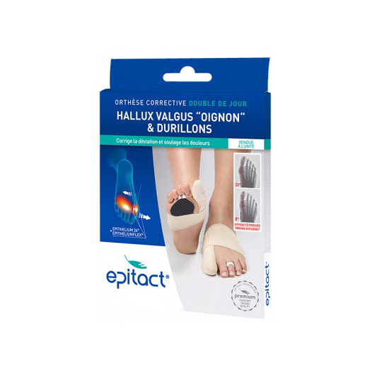 Orthèse Corrective Double Hallux Valgus & Durillons Taille S Droite - 1 Unité