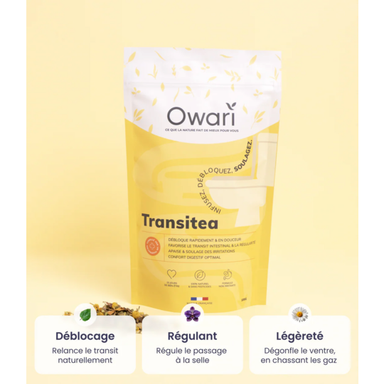 Owari Transitea ballonnements, gaz et transit 50 g