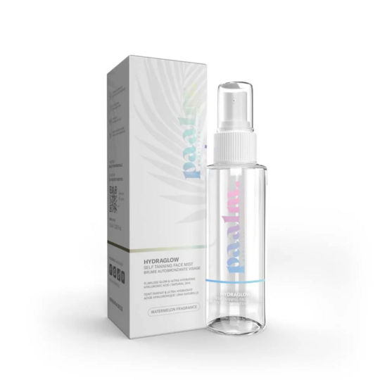 Paalm Cosmetics Brume autobronzante hydraglow 100 ml – brume autobronzante visage hydratante sans alcool