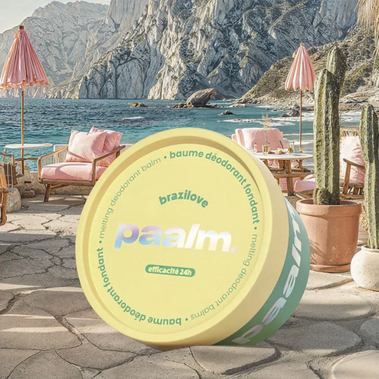 Paalm Cosmetics Déodorant Brazil Love 50 ml – Baume Déodorant Naturel Sans Aluminium
