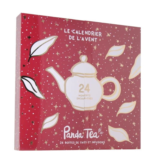Panda Tea Calendrier de l’Avent 2025, 24 sachets thés & infusions bien-être