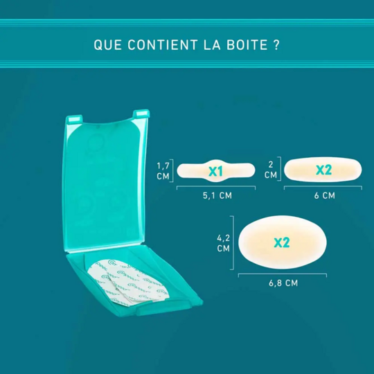 Compeed Pansement Ampoule Assortiment – Pack 3 en 1 boîte de 5
