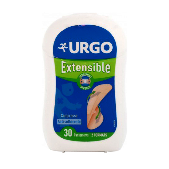 Pansement Extensible - Lot de 30 Pansements 2 Formats