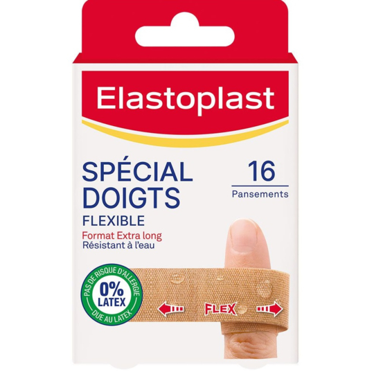Pansement Flexible Spécial Doigts - 16 Pansements