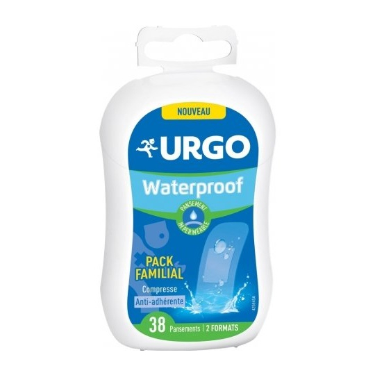 Pansement Waterproof 2 formats - 38 pansements 