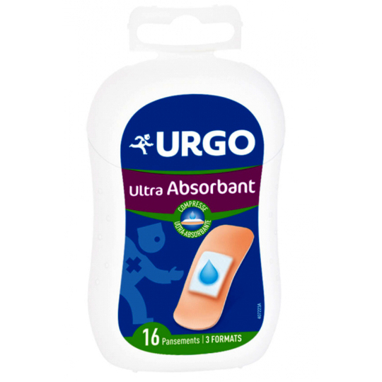 Pansements Ultra-absorbants 3 formats - 16 pansements