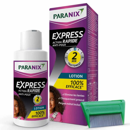 Paranix Extra Fort Lotion Anti-Poux et Lentes 200 ml + peigne métal