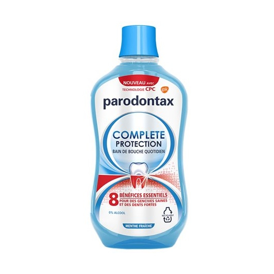 PARODONTAX COMPLETE PROTECTION - Bain de Bouche Quotidien Menthe Fraîche - 500 ml