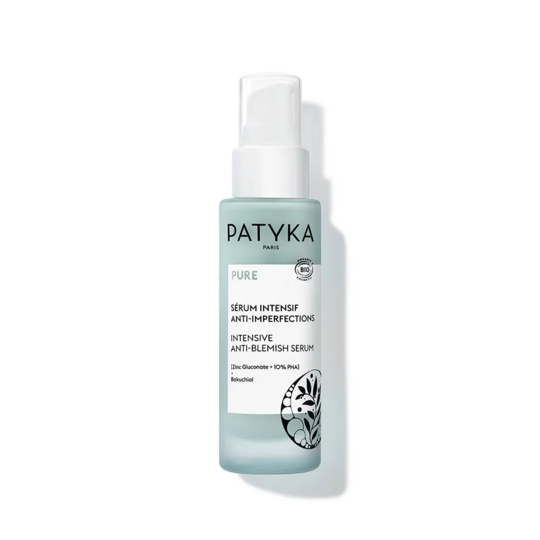 Patyka Pure Sérum Intensif Anti-Imperfections Bio 30 ml – PHA, zinc et bakuchiol