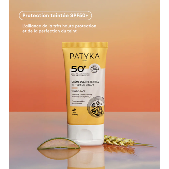 Patyka Solaire Crème Solaire Teintée SPF50+ BIO 40ml