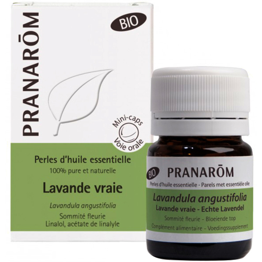 Perles d'Huile Essentielle Lavande Vraie Bio - 60 perles