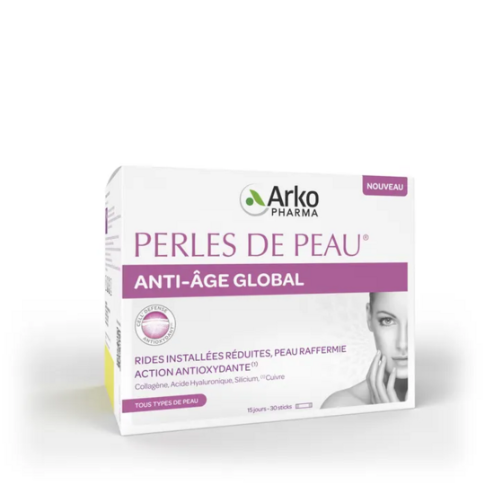 Arkopharma Perles de peau Anti-âge Global 60 sticks