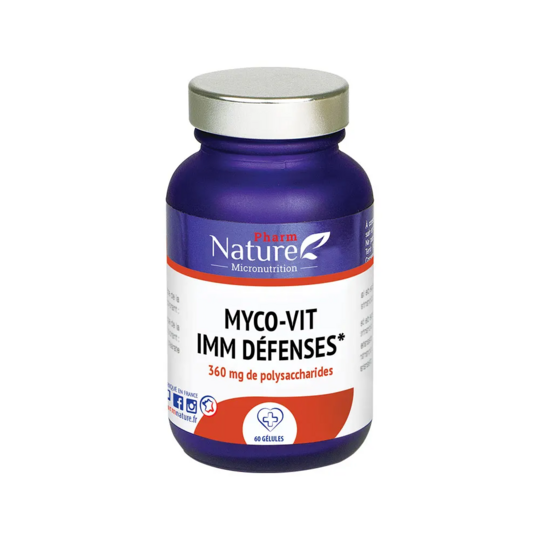 Pharm Nature Myco-vit imm défenses 60 gélules