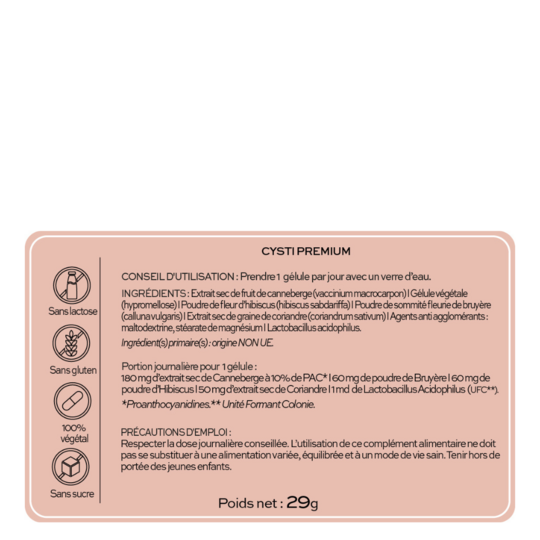 Phytalessence Cysti Premium 10 gélules