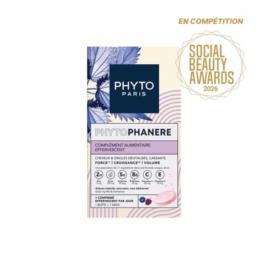 Phyto Paris Phytophanere 2x15 comprimés effervescents – croissance cheveux et ongles