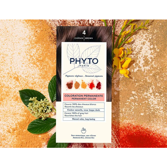PhytoColor Coloration Permanente 4 Châtain