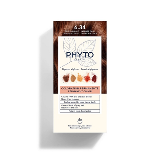PhytoColor Coloration Permanente 6.34 Blond Foncé Cuivré