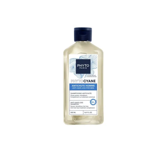 Phyto Phytocyane shampooing antichute homme 500 ml — soin préparateur fortifiant