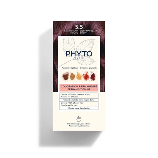 PhytoColor Coloration Permanente 5.5 Marron Acajou