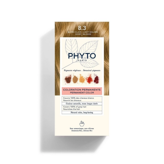 PhytoColor Coloration Permanente 8.3 Blond Clair Doré