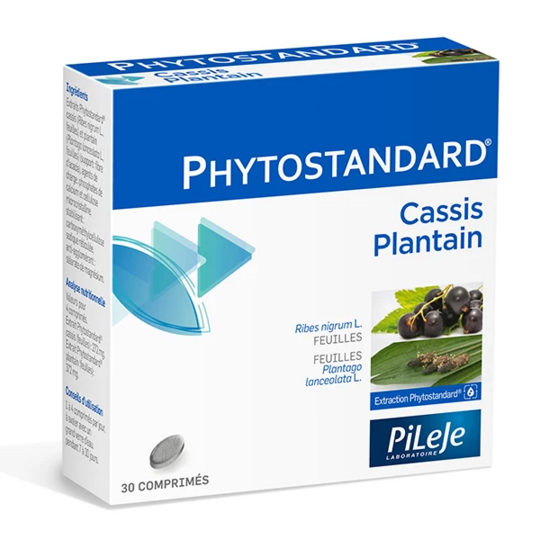 Pileje Phytostandard Cassis Plantain 30 comprimés
