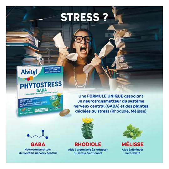 Alvityl Phytostress Gaba 28 Comprimés