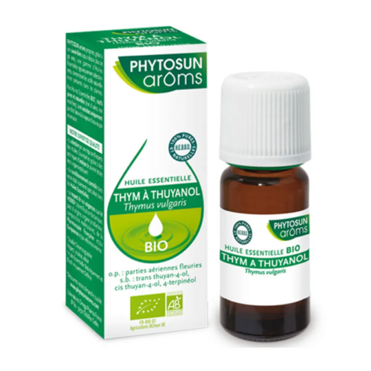 Phytosun Arôms Thym à thuyanol bio 5ml – huile essentielle purifiante et stimulante