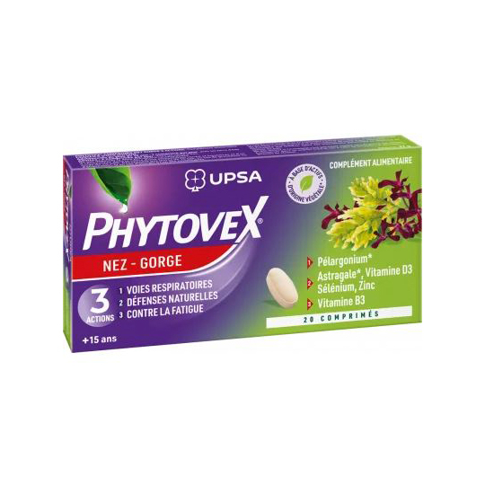 PHYTOVEX - 3 Actions - 20 comprimés