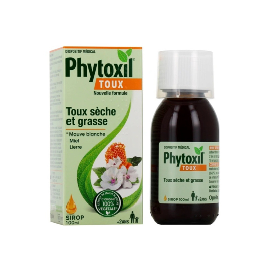 Phytoxil sirop toux sèche et grasse 100 ml – Dispositif médical