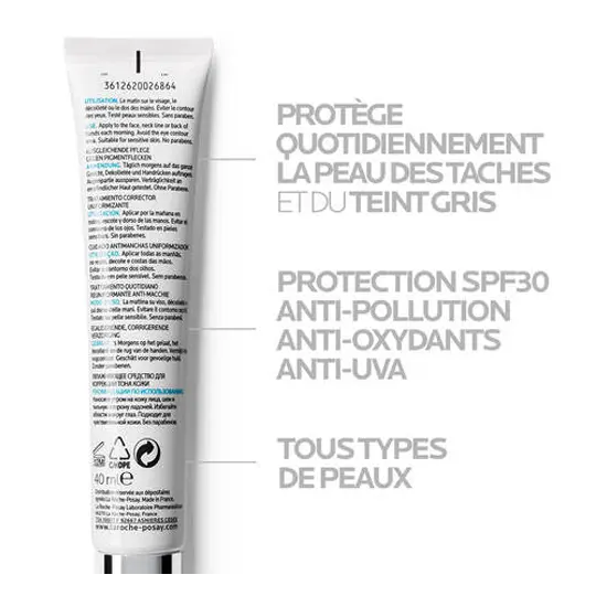 La Roche-Posay Pigmentclar UV Spf30 Soin Correcteur 40 ml